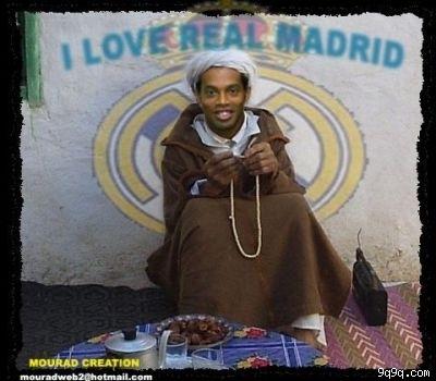 ronaldinho i love real madrid