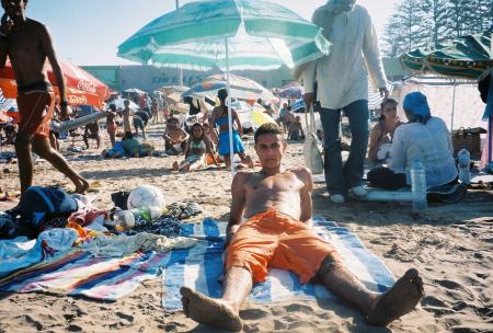 karim a  la plage d'el jadida